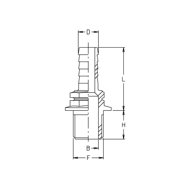 Raccord Droit 2" GAZ Male D52 référence fournisseur 33055373